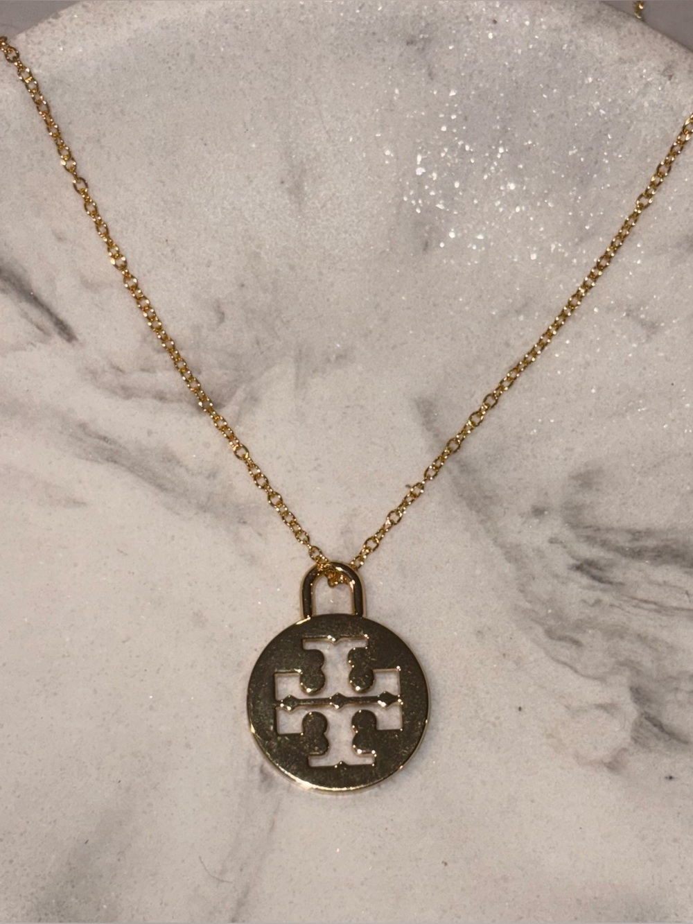 ✨ Tory Burch Charm Necklace ✨ - Picture 4 of 6